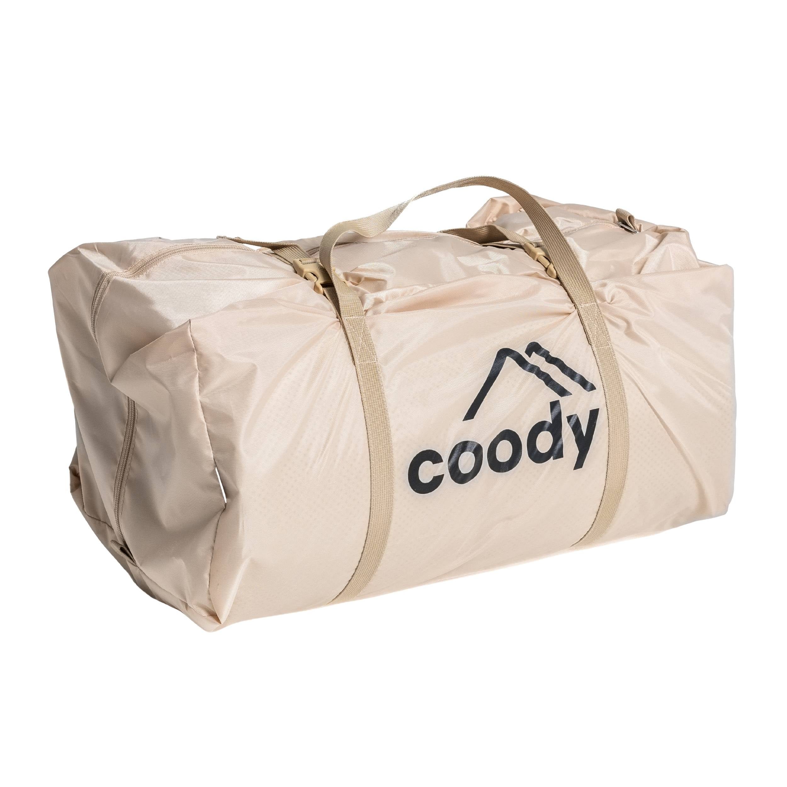Coody 10.0 Beige  (2-4 person) Camping Bundle – Tent, PVC Ground Sheet, Carpet & Pump - Image 16