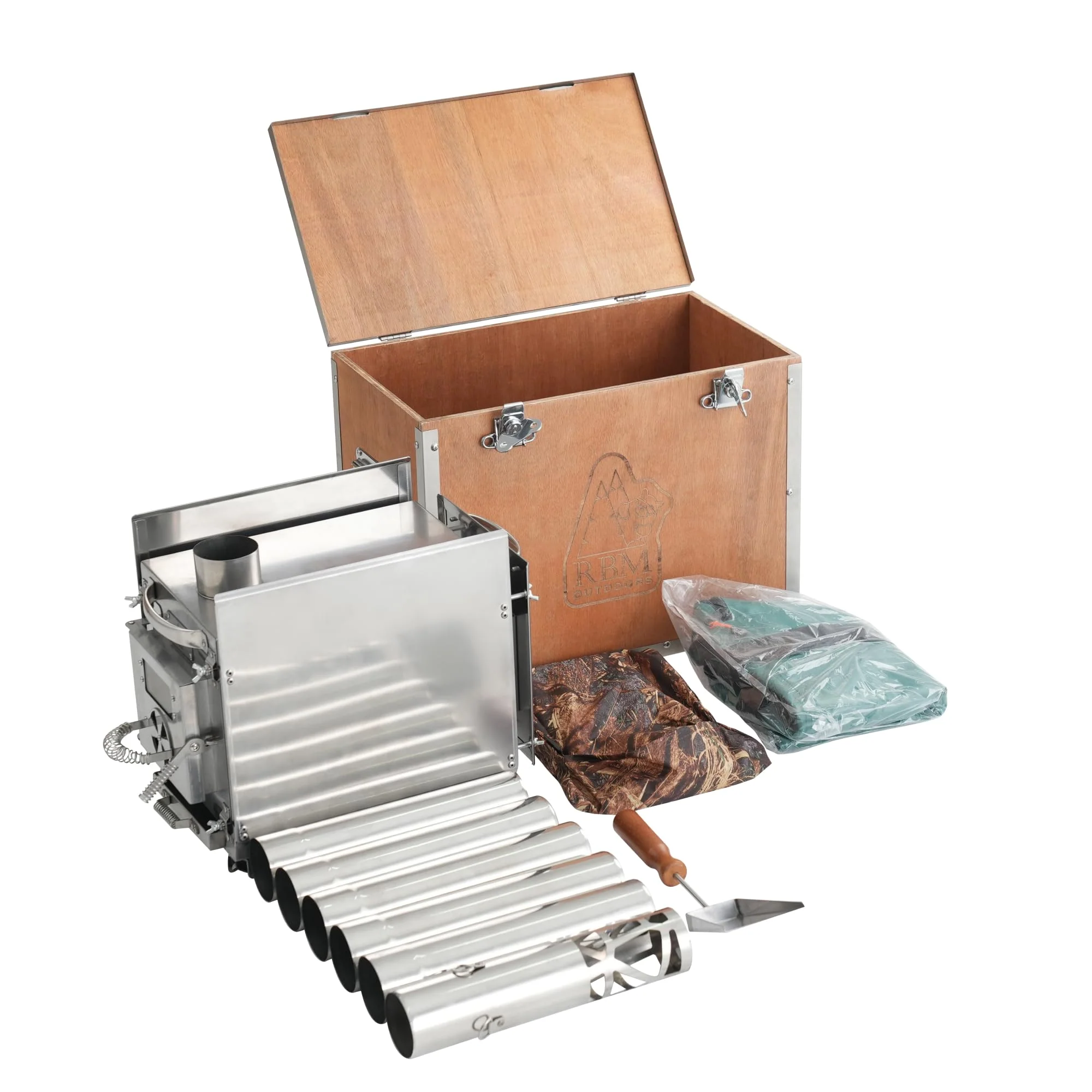 Coody 10.0 Black (2-10 person) + RBM Wood Stove Caminus S - Image 12