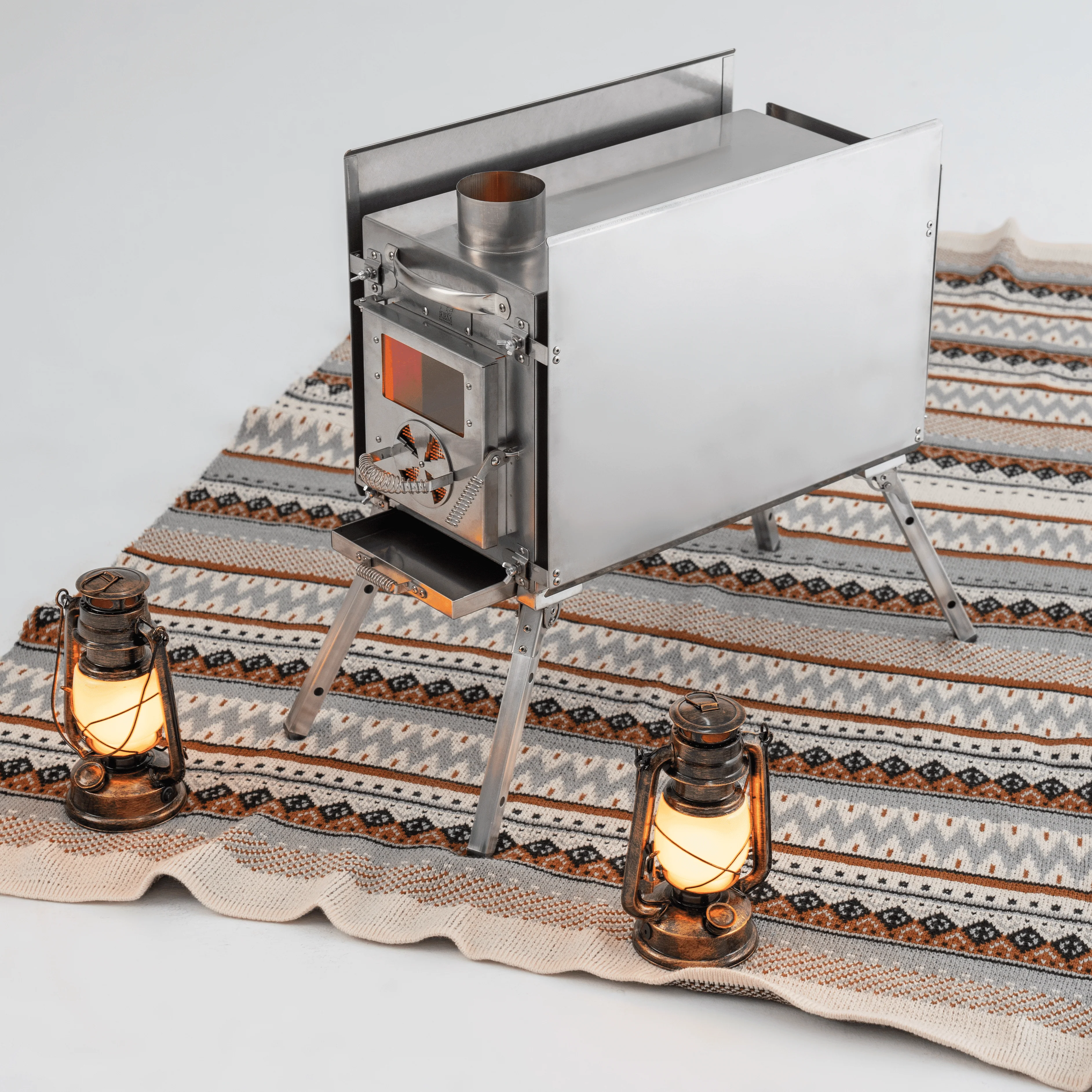 Coody 10.0 Black (2-10 person) + RBM Wood Stove Caminus S - Image 8