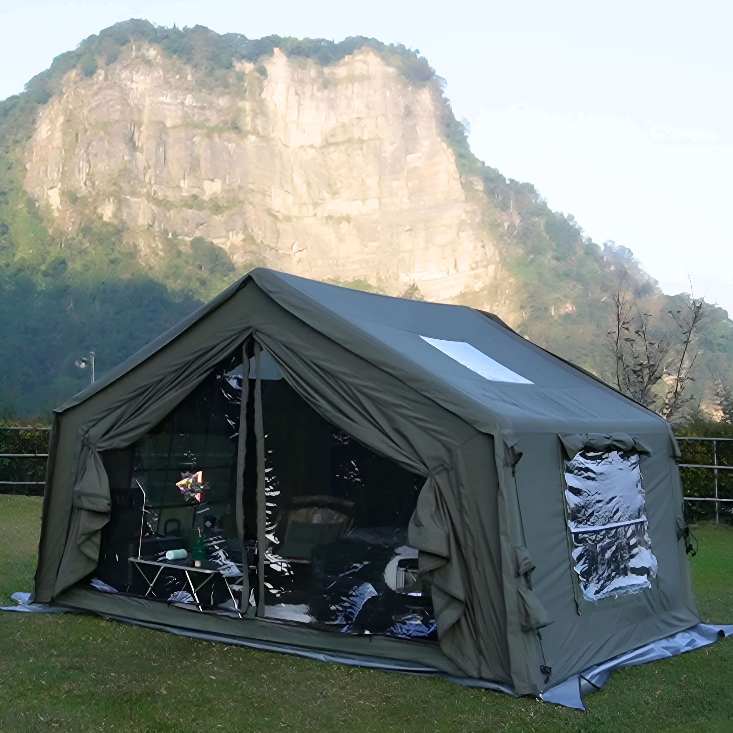 Coody 10.0 Forest Green Inflatable Tent for Camping (2-4 person) - Image 11