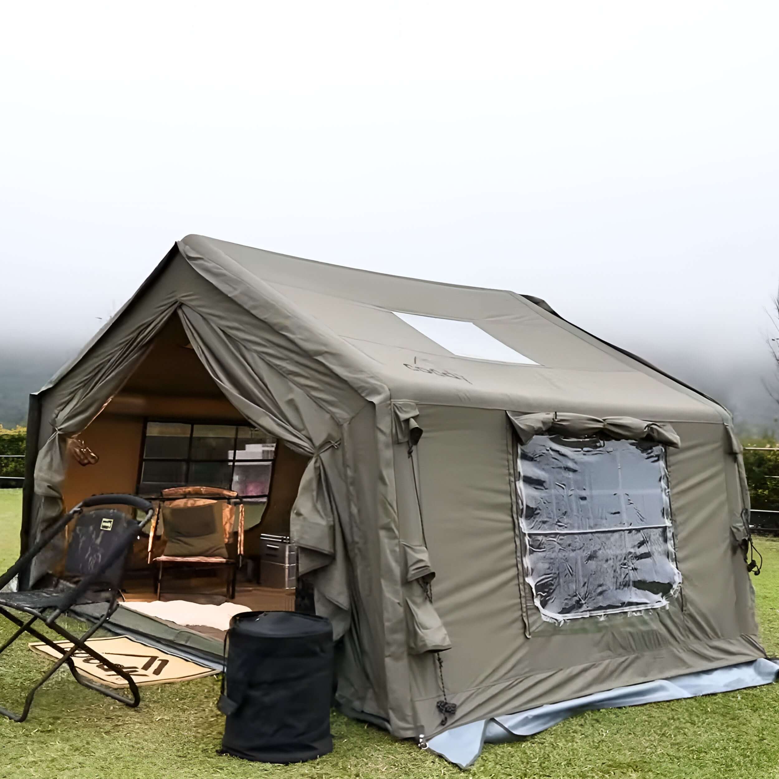 Coody 10.0 Forest Green Inflatable Tent for Camping (2-4 person) - Image 8