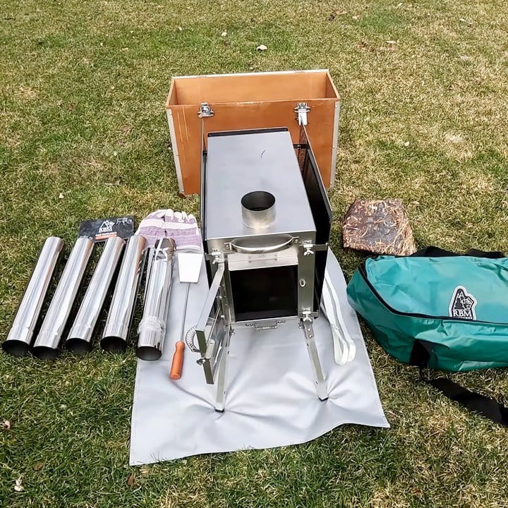 Coody 13.6 Black (2-8 person) + RBM Wood Stove Caminus M - Image 18