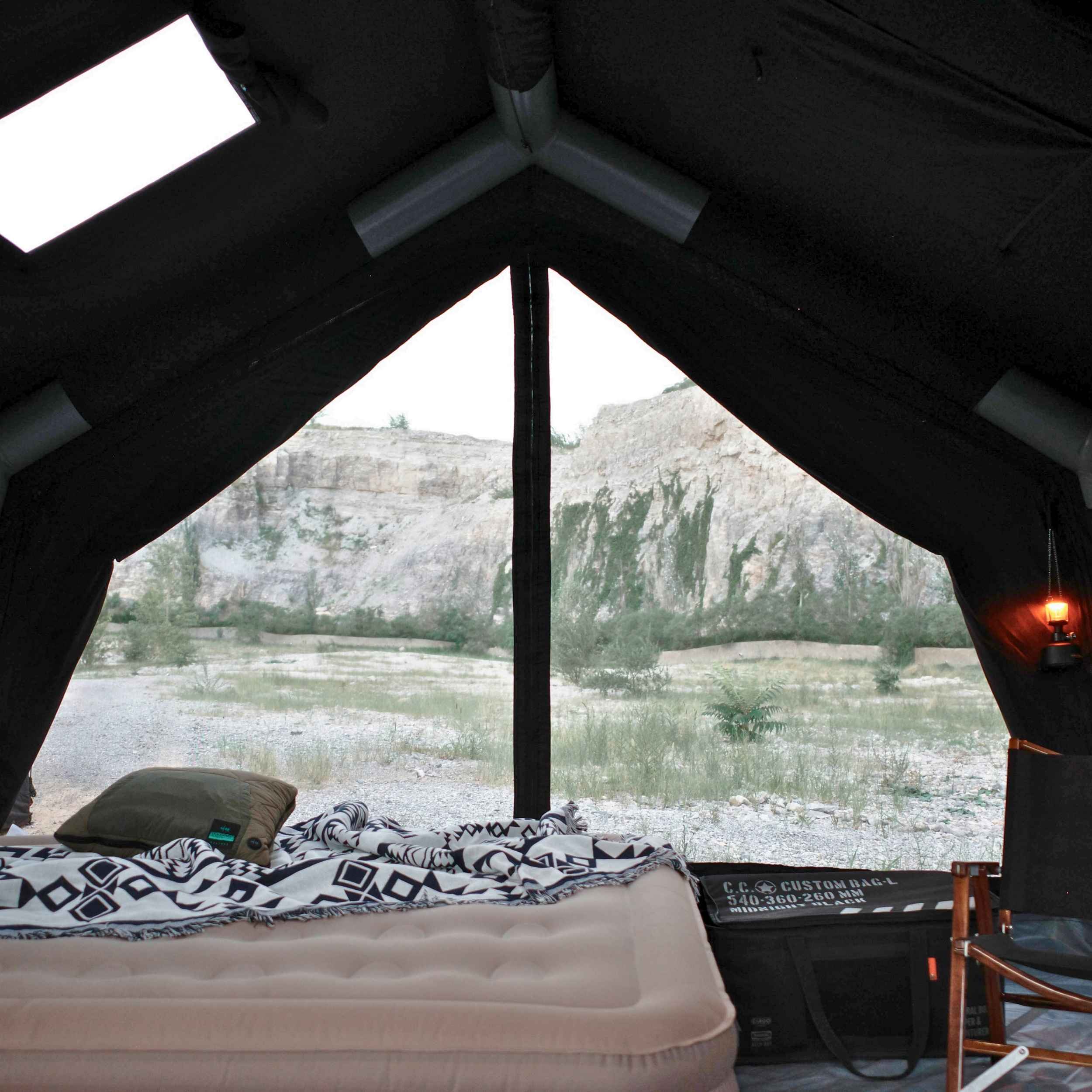 Coody 13.6 (Koala-5) Black Inflatable Tent for Camping (2-8 person) - Image 2