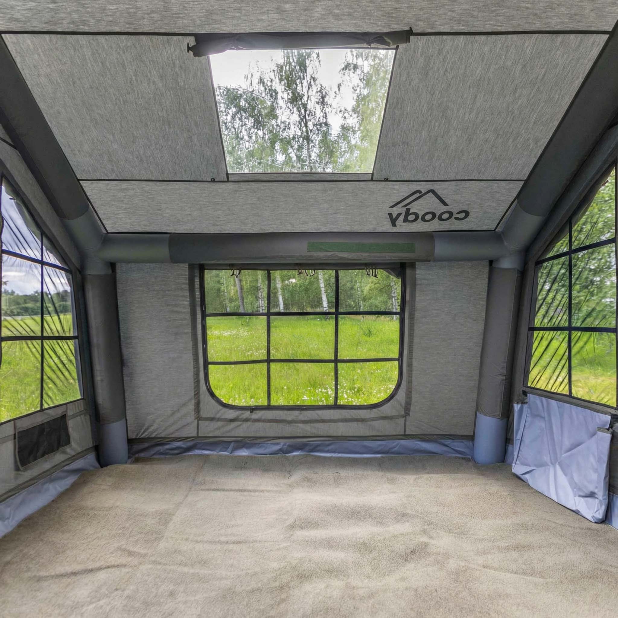 Coody 8.0 Gray - Inflatable Tent House for Camping 1-4 person - Image 4