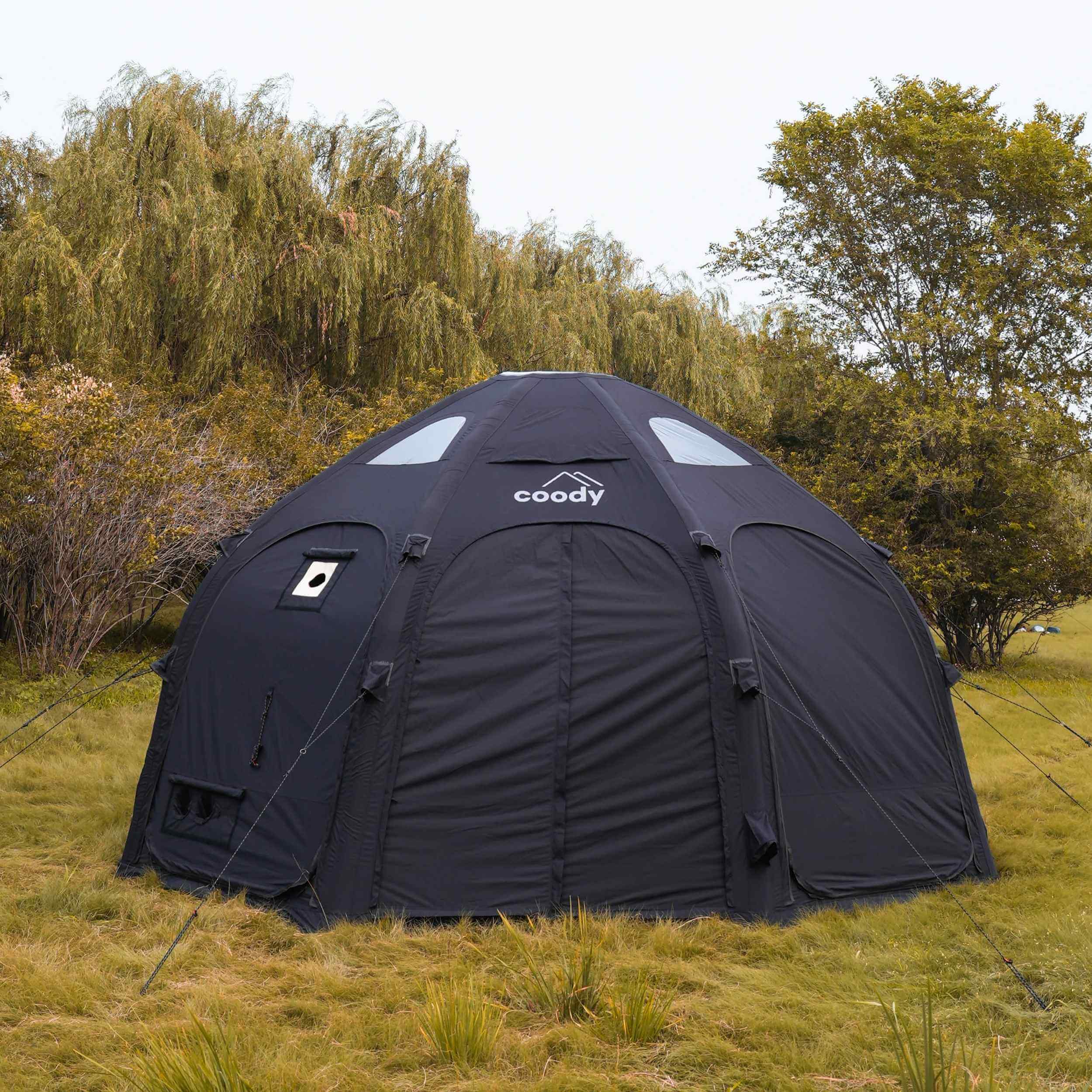 Coody Aurora Dome Black Luxury Inflatable Tent (2-4 person) - Image 10