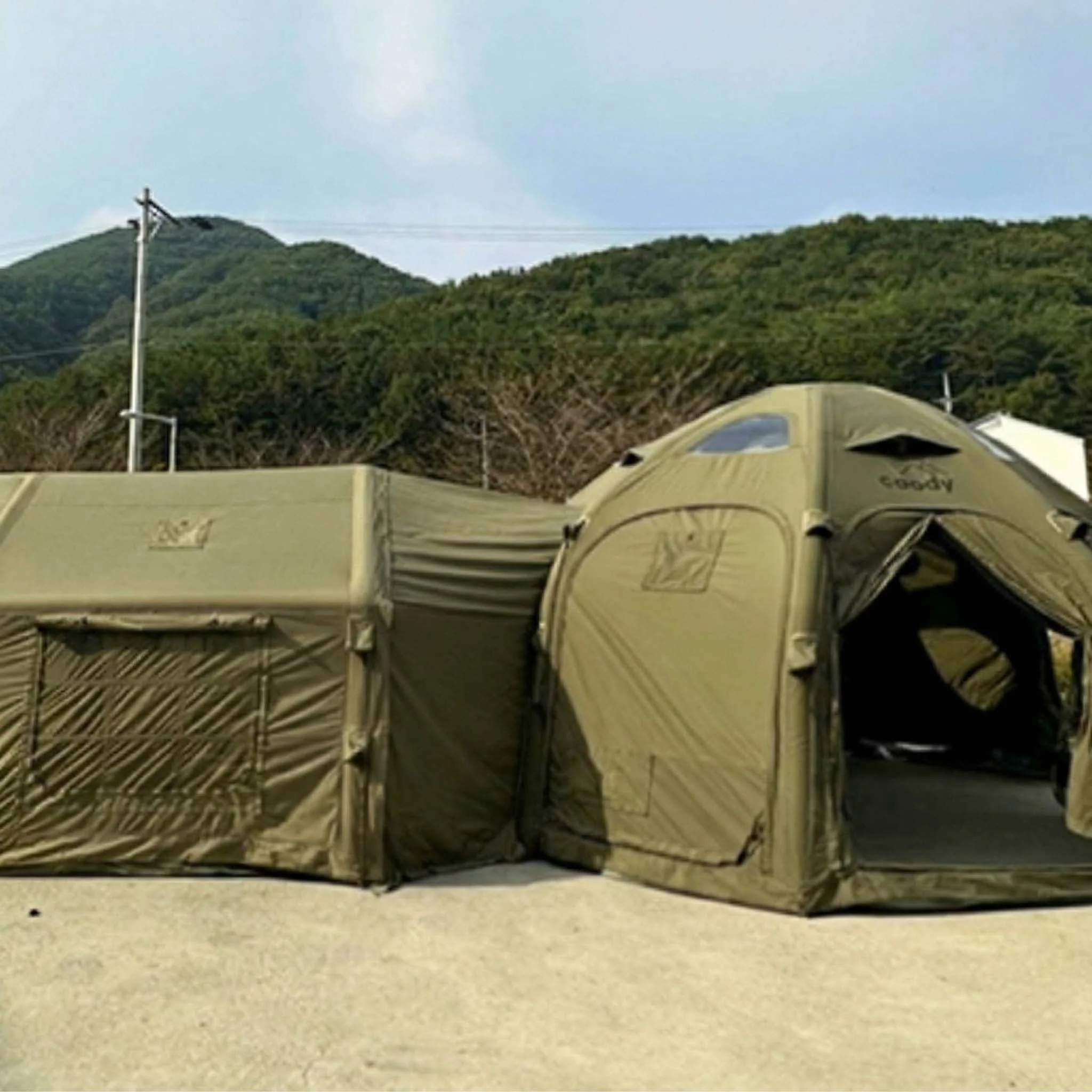 Coody Connector Aurora Dome-to-Tent(17.2, 13.6, Hub, 10)- Forest Green - Image 13