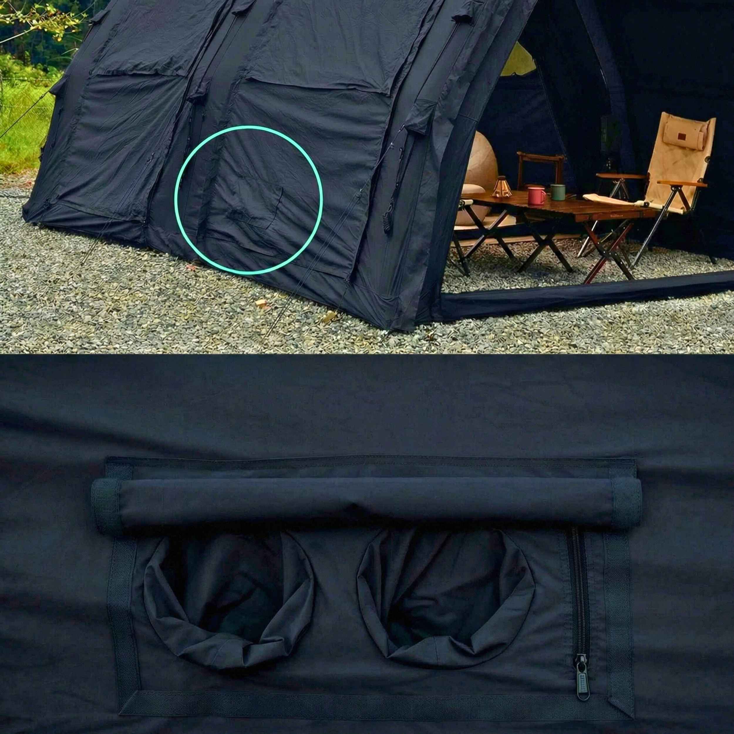 Coody Familia AirTent 17.2 Pro Black - Inflatable Tent for Camping (2-10 Person) - Image 10