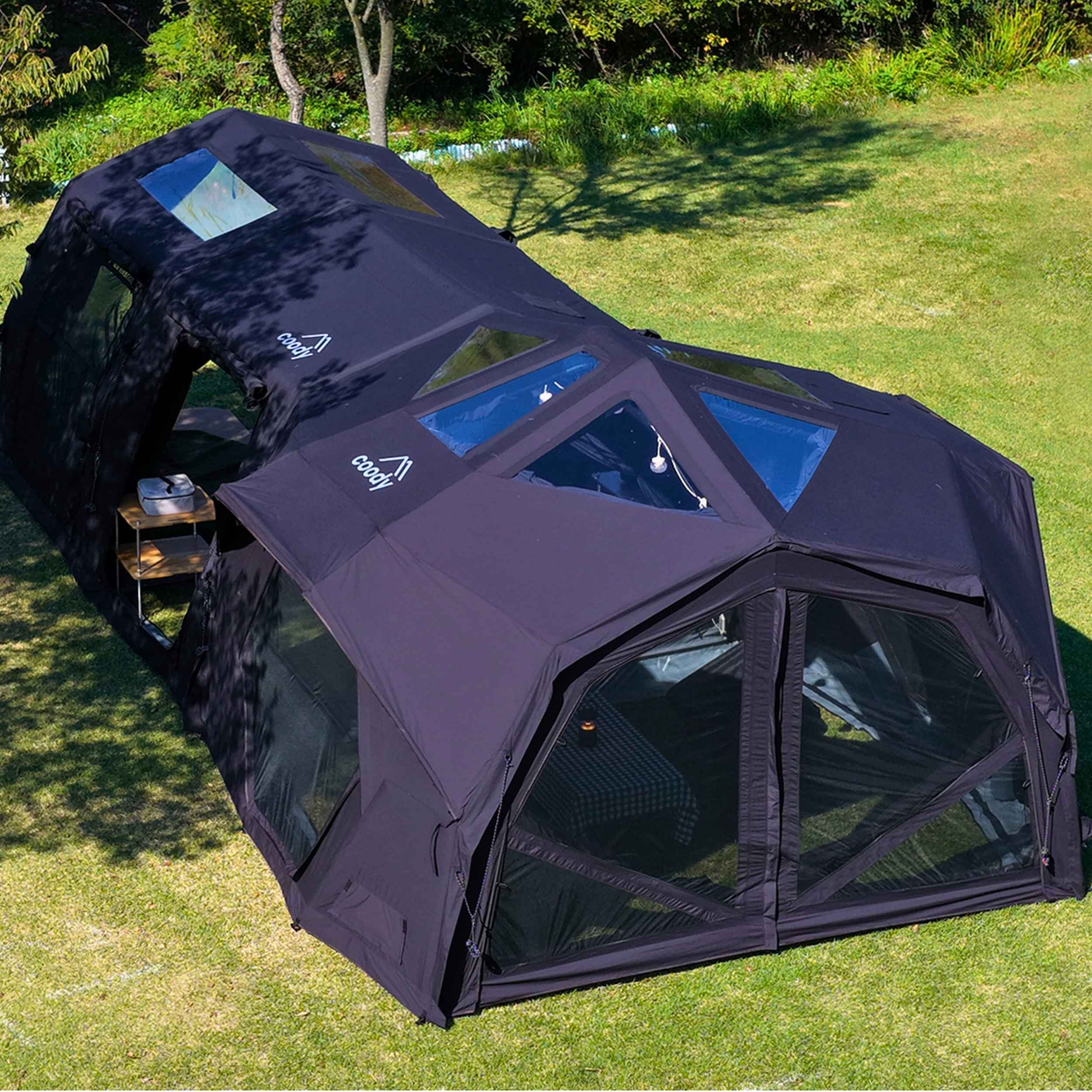 Coody Familia AirTent 17.2 Pro Black - Inflatable Tent for Camping (2-10 Person) - Image 12