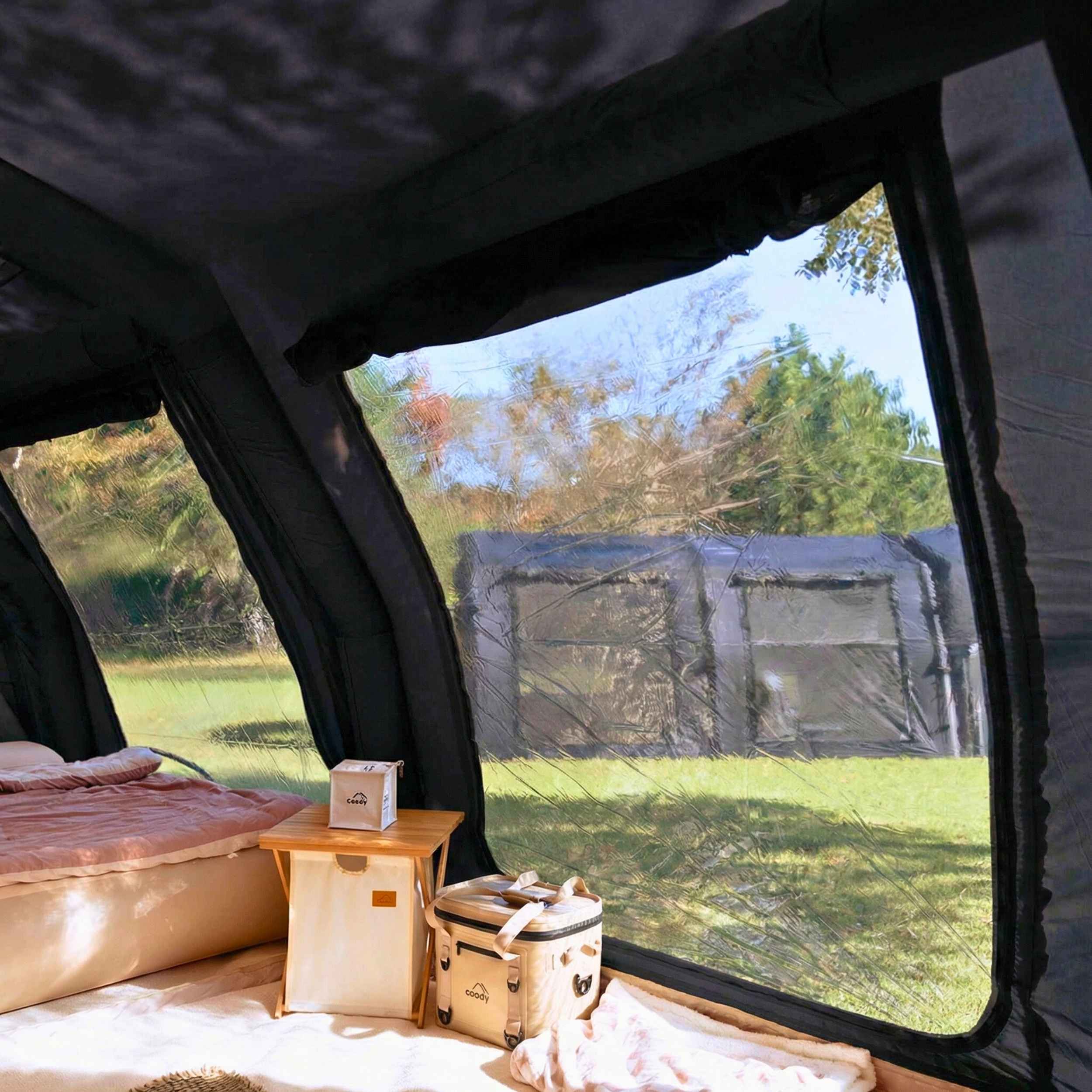 Coody Familia AirTent 17.2 Pro Black - Inflatable Tent for Camping (2-10 Person) - Image 6