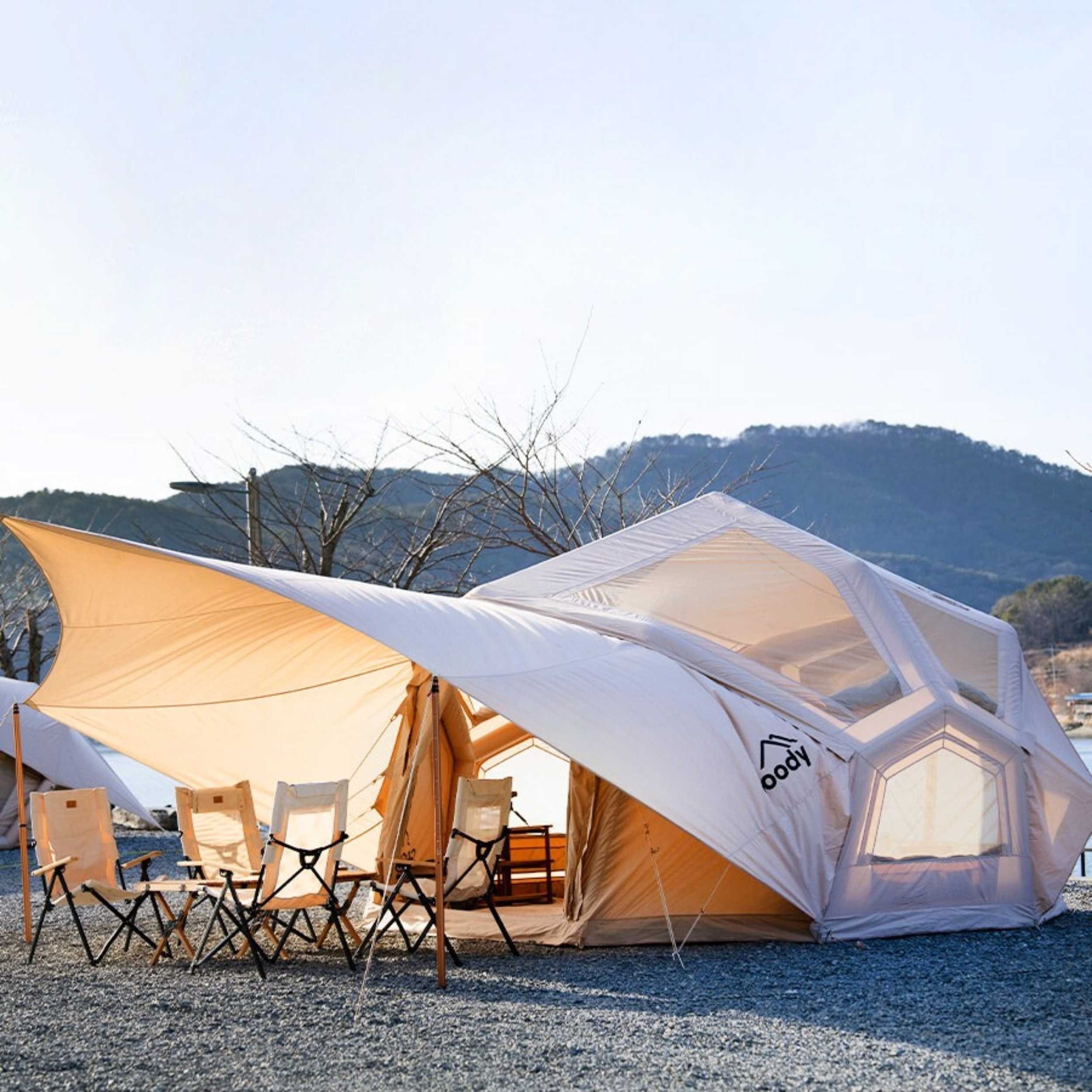 Coody | RBM Bestona Inflatable Tent for 2-4 Person (Beige) - Image 12