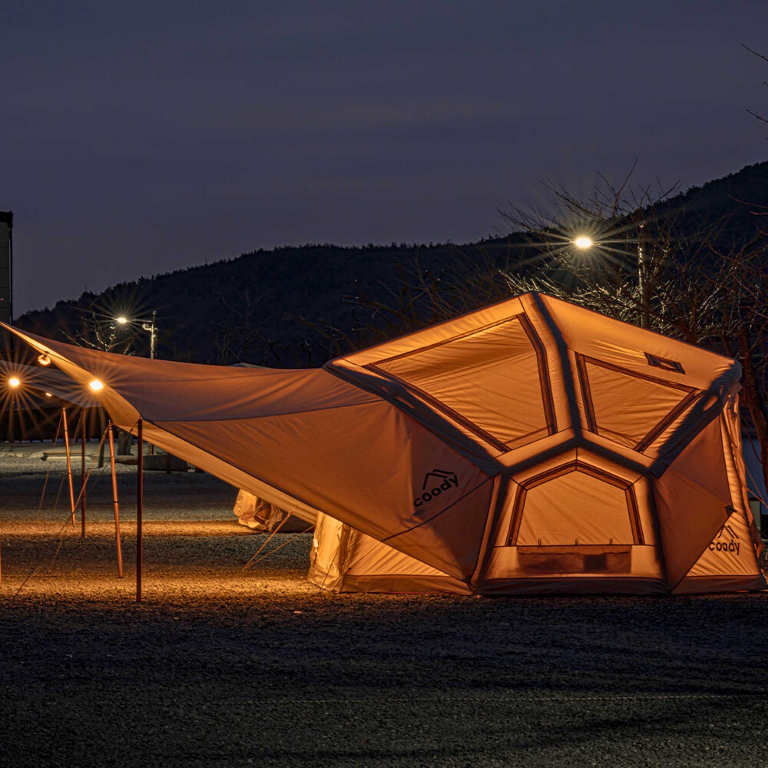 Coody | RBM Bestona Inflatable Tent for 2-4 Person (Beige) - Image 13