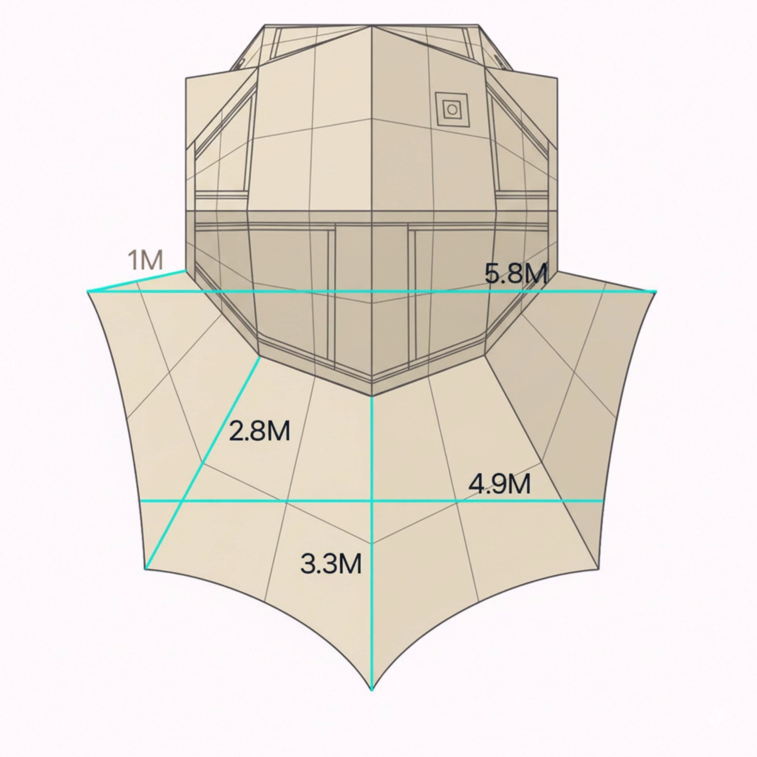 Coody | RBM Bestona Inflatable Tent for 2-4 Person (Beige) - Image 6