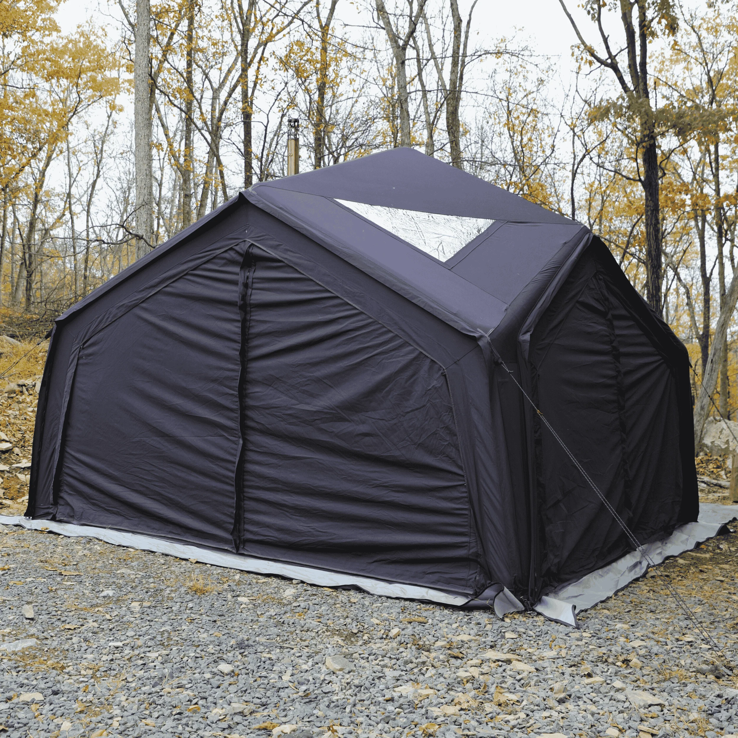 Coody | RBM Hub Shelter Inflatable Tent for 2-6 Person (Black) - Image 7