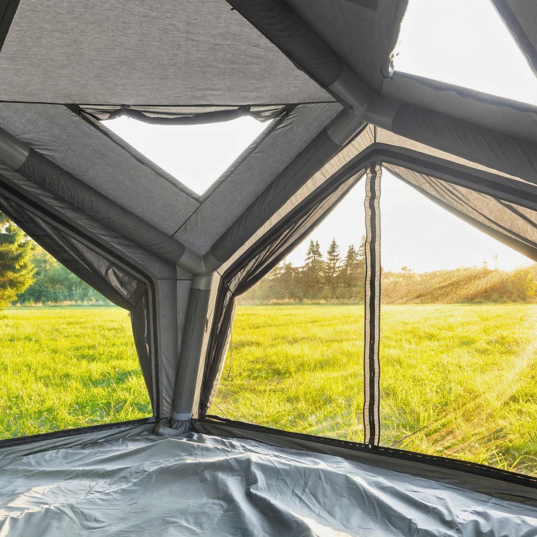 Coody | RBM Hub Shelter Inflatable Tent for 2-6 Person (Gray) - Image 8