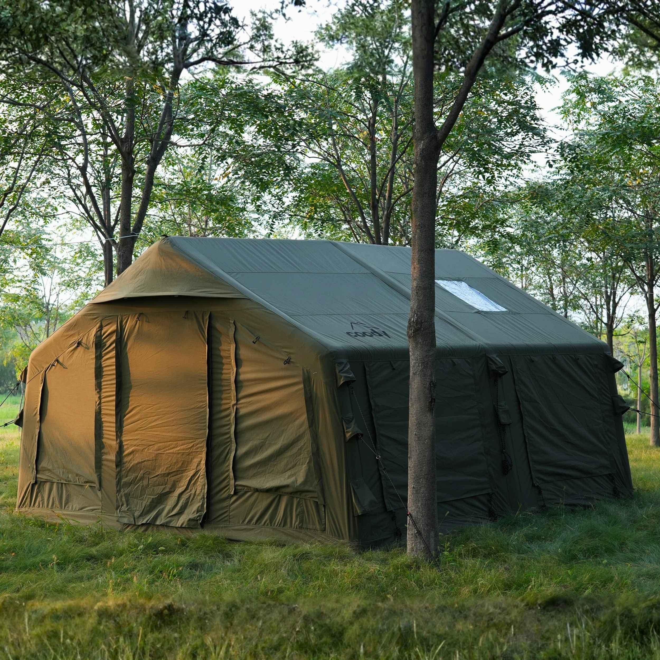 Coody 13.6 (Koala-5) Forest Green Inflatable Tent for Camping (2-8 person) - Image 8