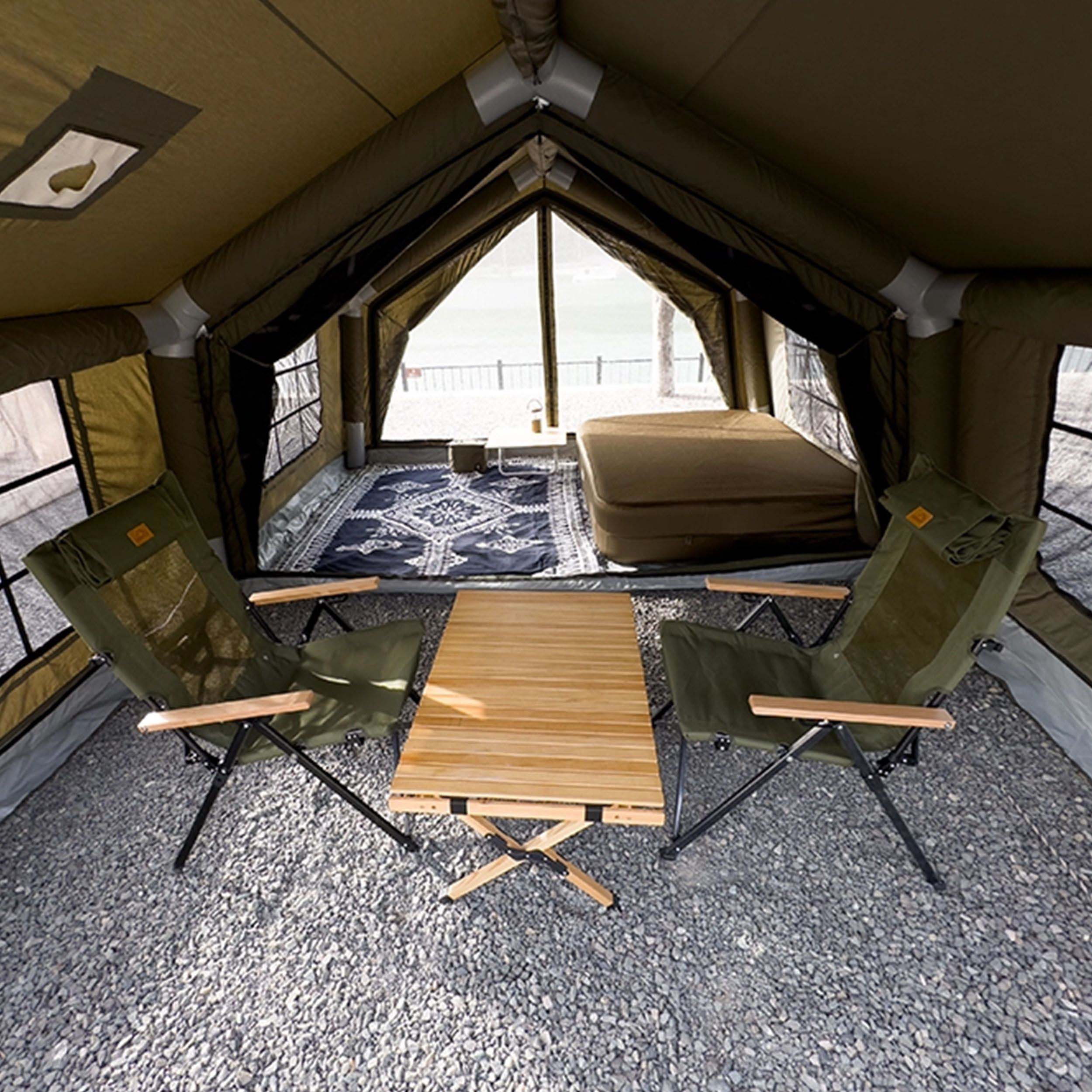 Coody 17.2 (Koala-7) Forest Green Large Inflatable Tent for Camping (2-10 person) - Image 6