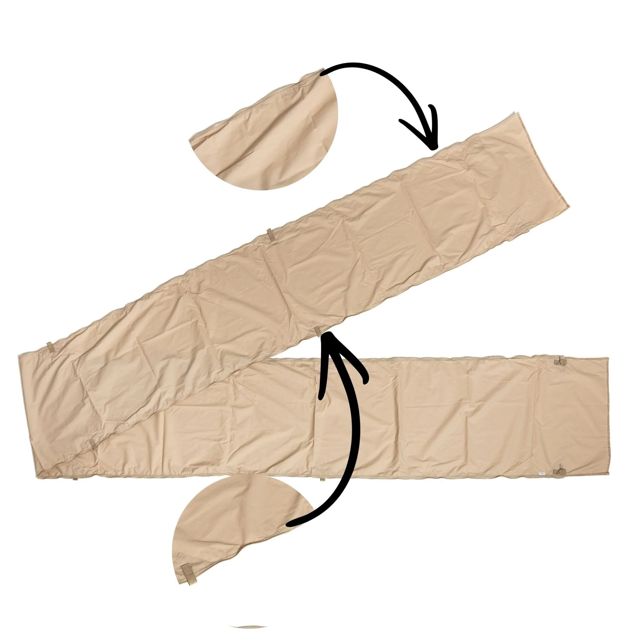 Coody Tent Connector (Beige) – for 17.2, 13.6, Hub, 10.0 - Image 4