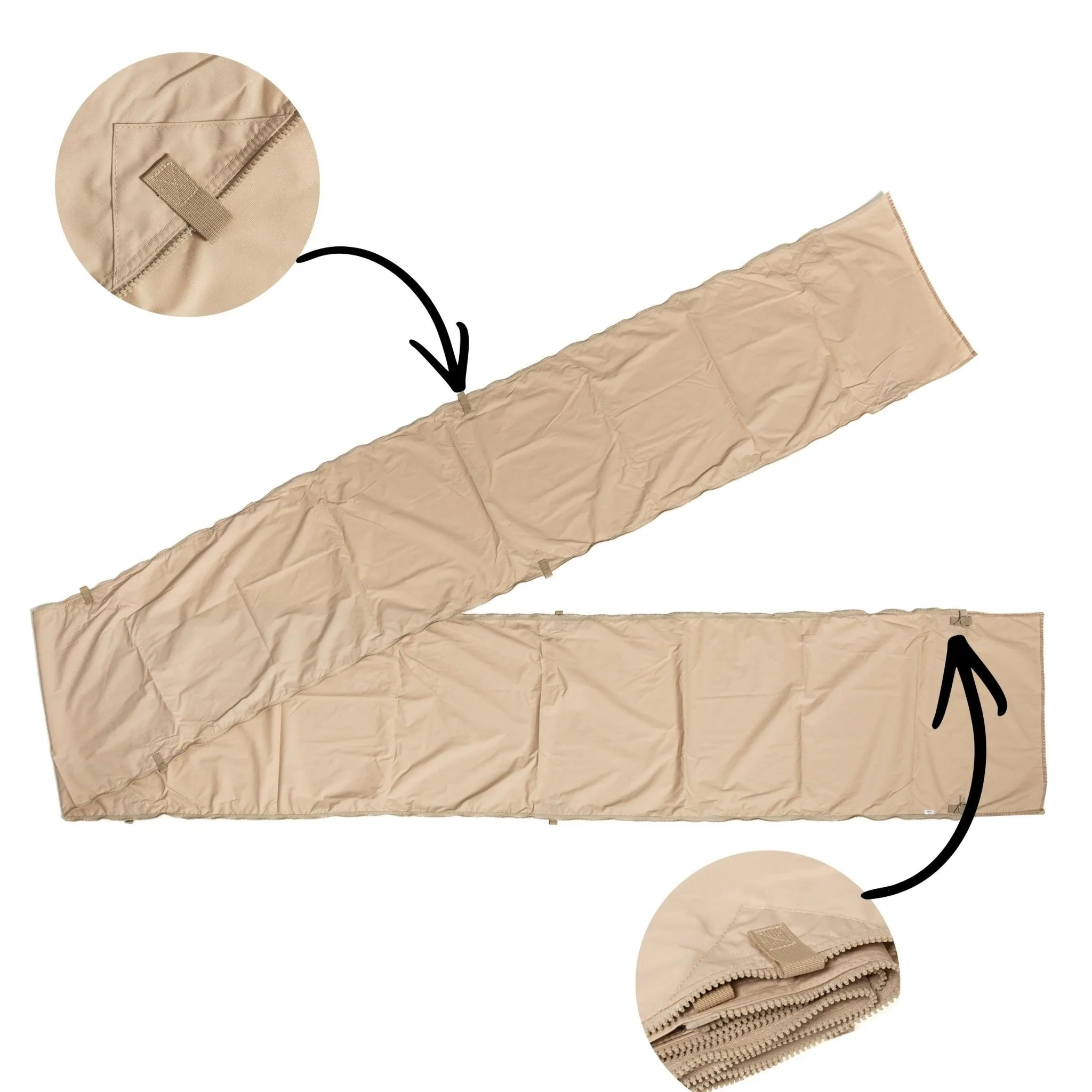 Coody Tent Connector (Beige) – for 17.2, 13.6, Hub, 10.0 - Image 5