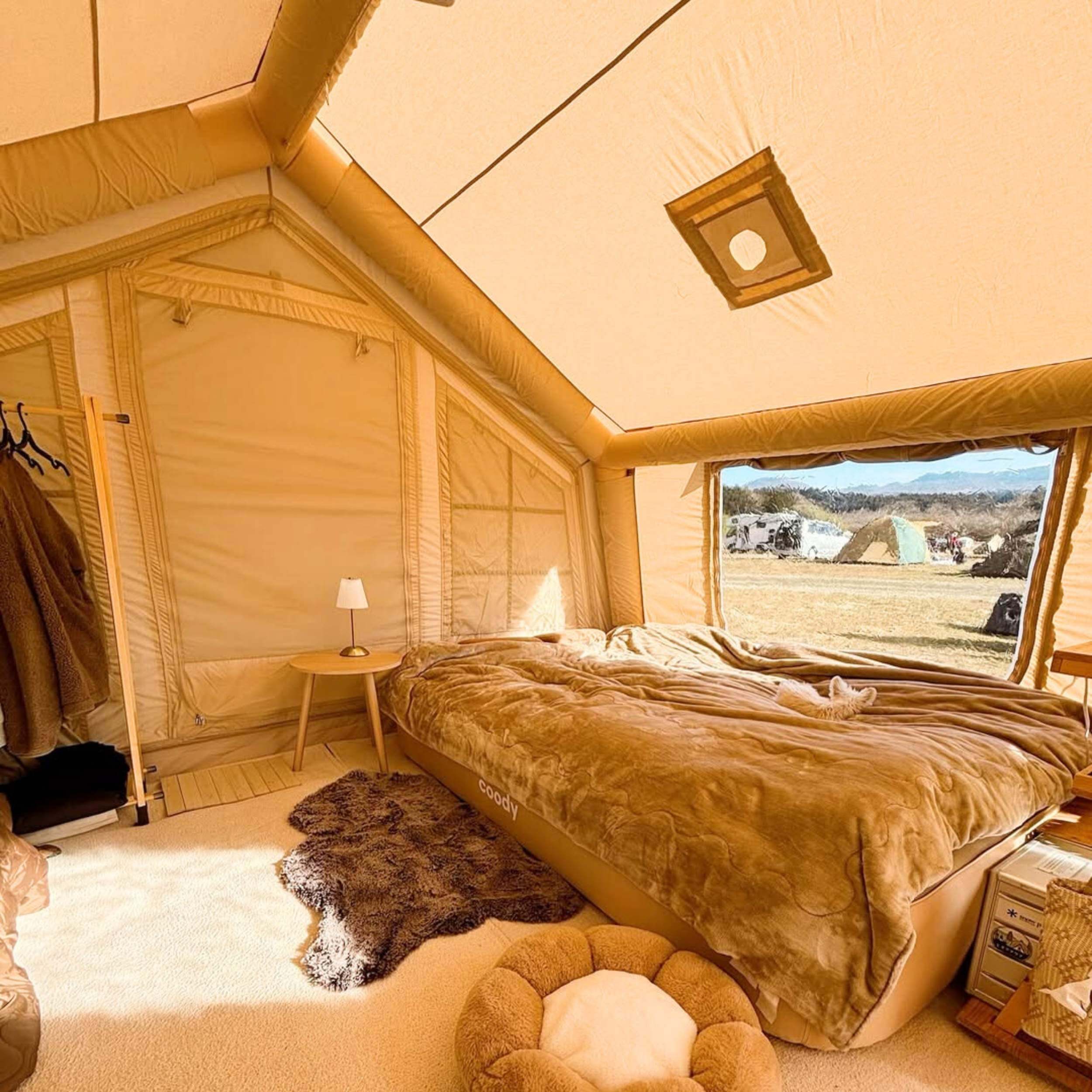 Coody 17.2 Beige (2-10 person) + RBM Wood Stove Caminus M - Image 7