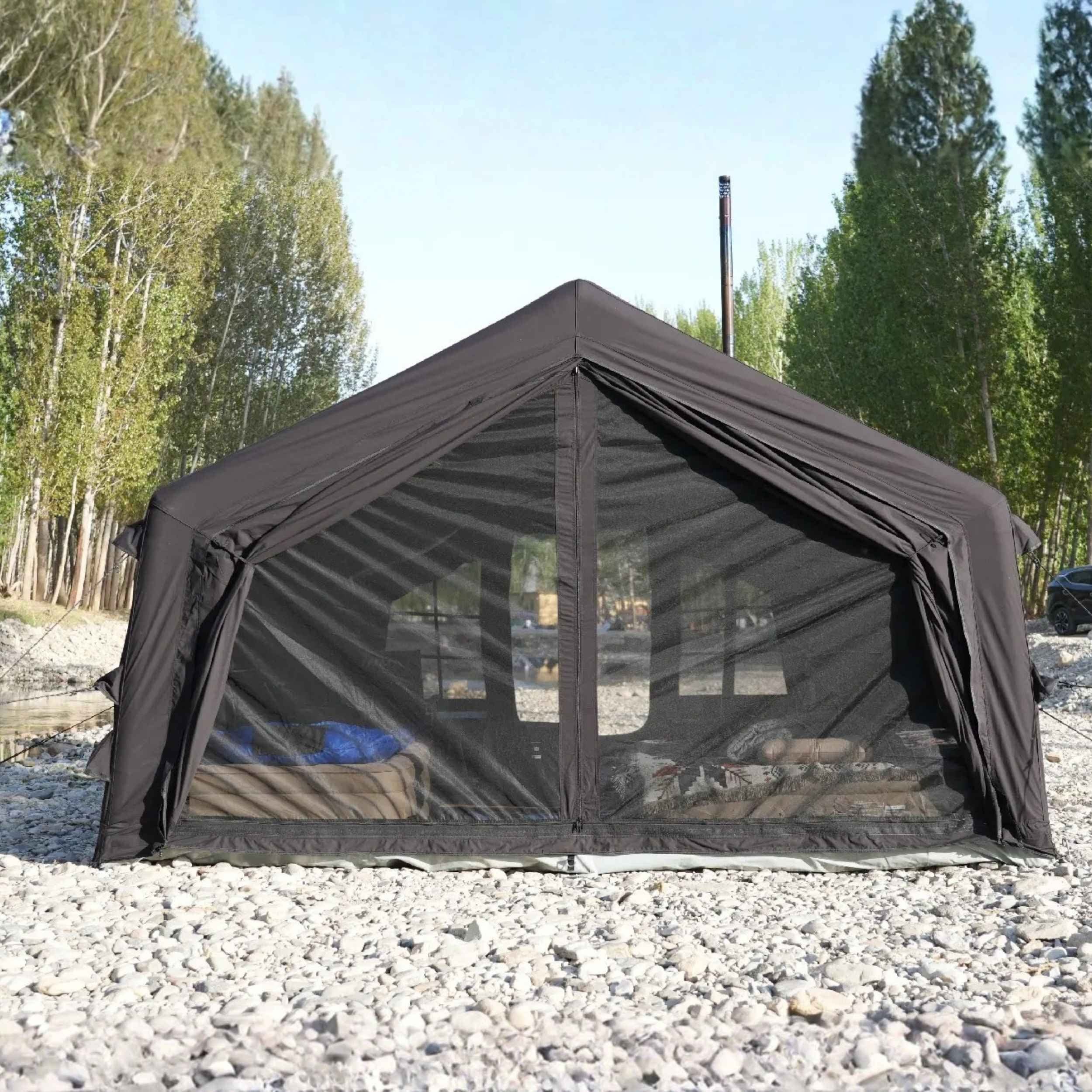 Coody 17.2 (Koala-7) Black Large Inflatable Tent for Camping (2-10 person) - Image 13