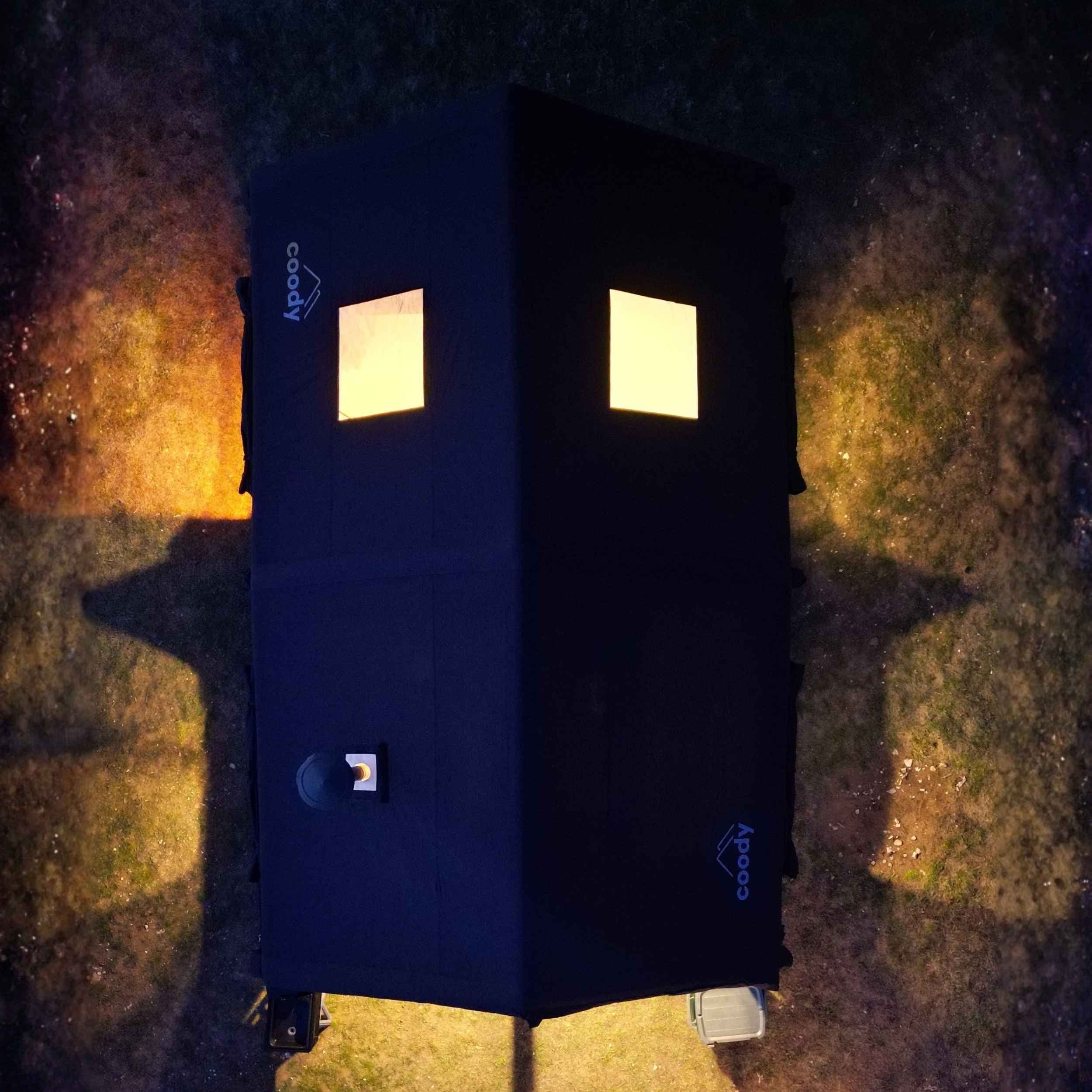 Coody 17.2 (Koala-7) Black Large Inflatable Tent for Camping (2-10 person) - Image 19