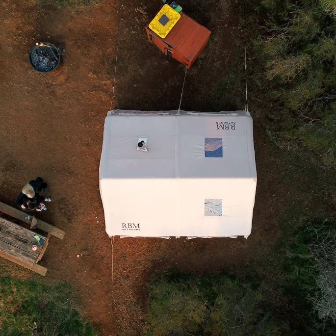 Coody 13.6 (Koala-5) Beige Inflatable Tent for Camping (2-8 person) - Image 11