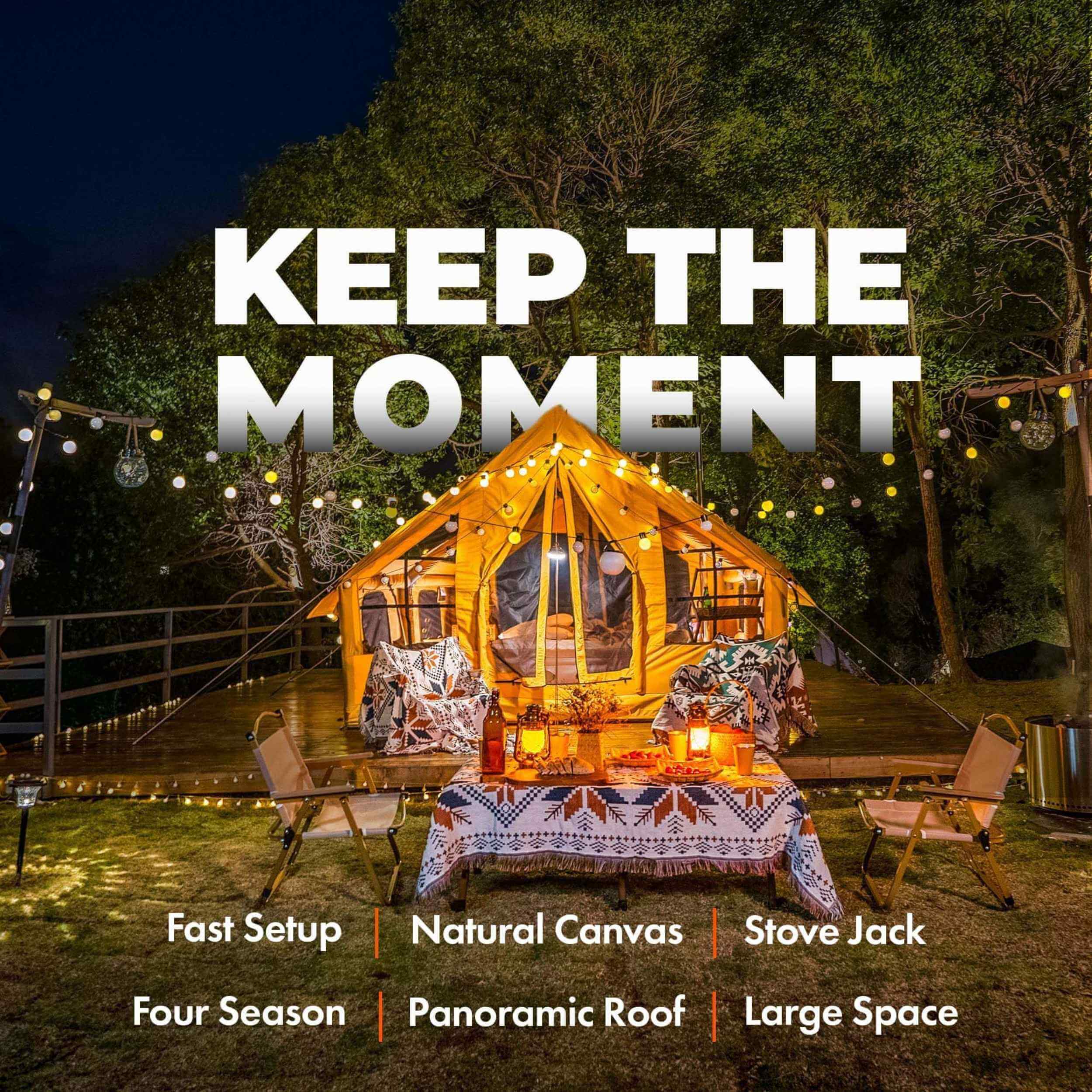 RBM Panda Large Sunny Beige - Inflatable Tent for Camping (2-6 person) - Image 10