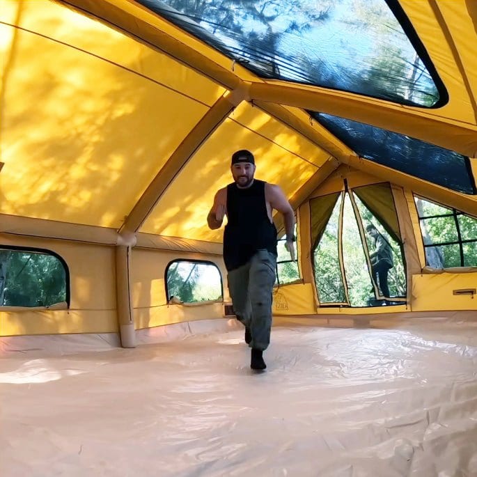 RBM Panda Large Sunny Beige - Inflatable Tent for Camping (2-6 person) - Image 6