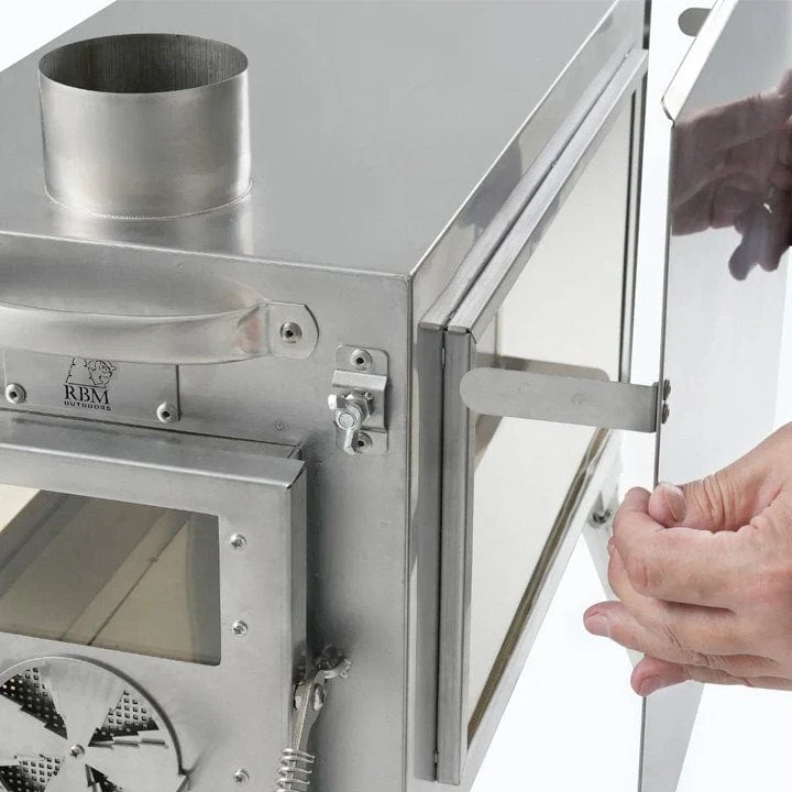 Small Wood Stove With Fire-Resistant Glass «Caminus S» - Image 11