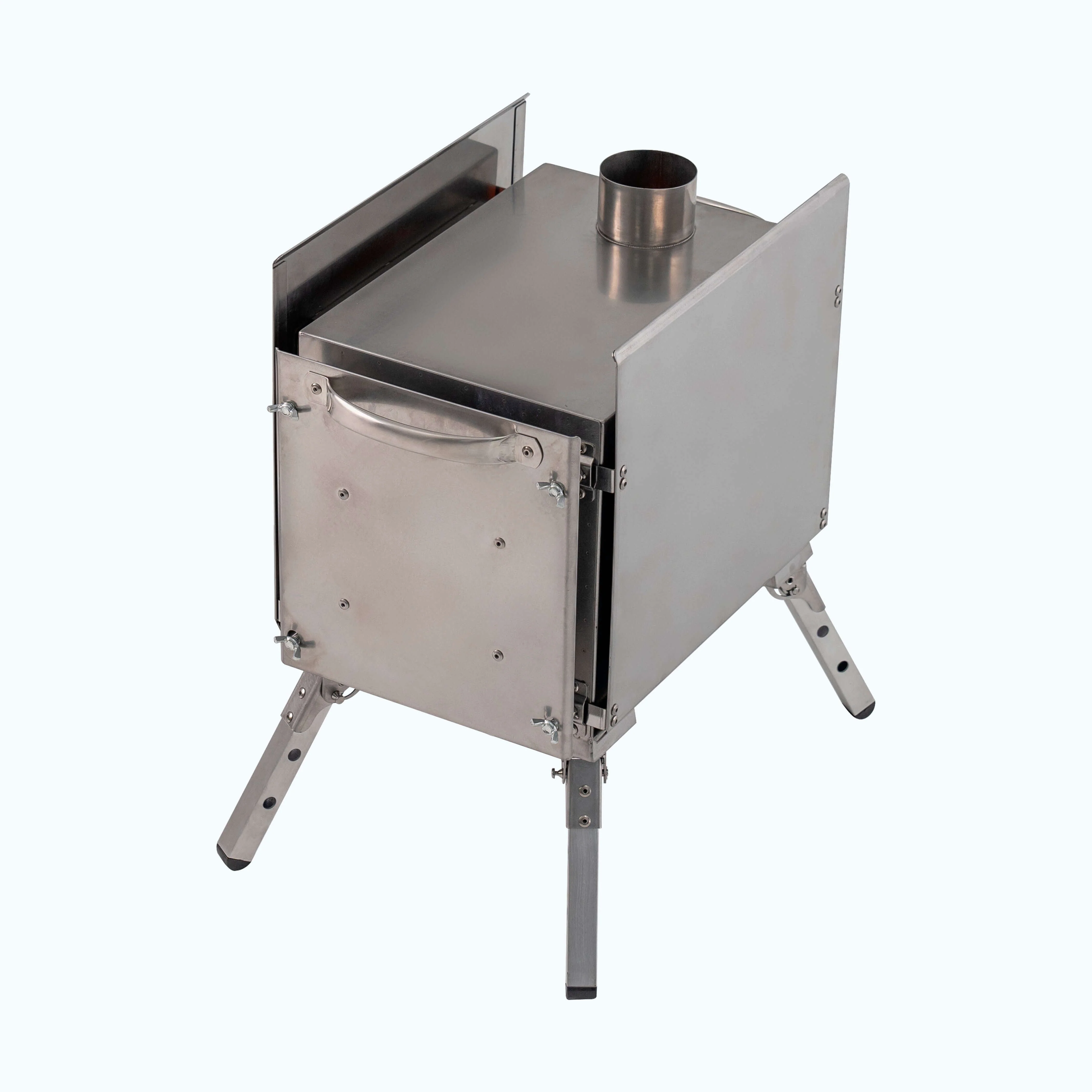 Small Wood Stove With Fire-Resistant Glass «Caminus S» - Image 8