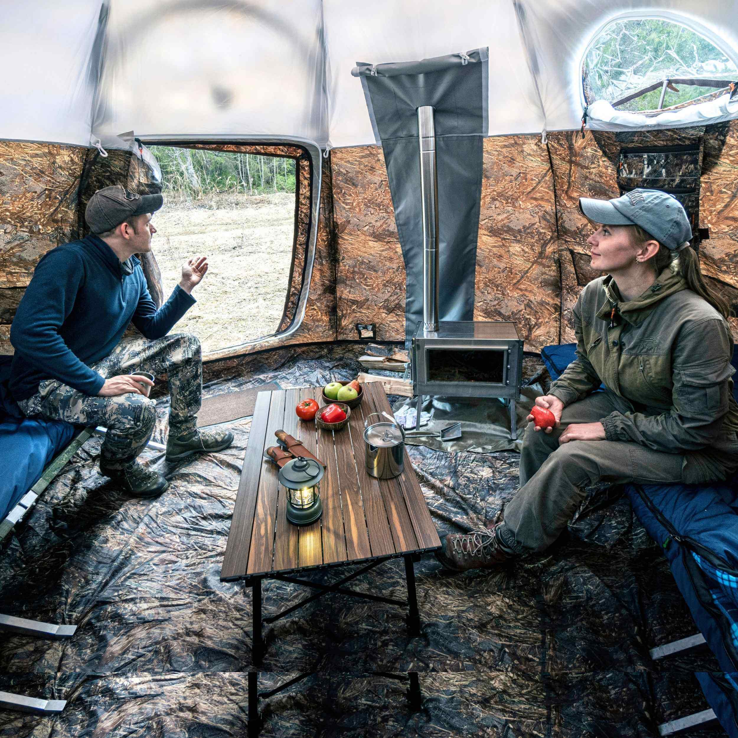 RBM All-Seasons tent UP-5 for 2-6 person + Wood Stove Caminus M - Image 8